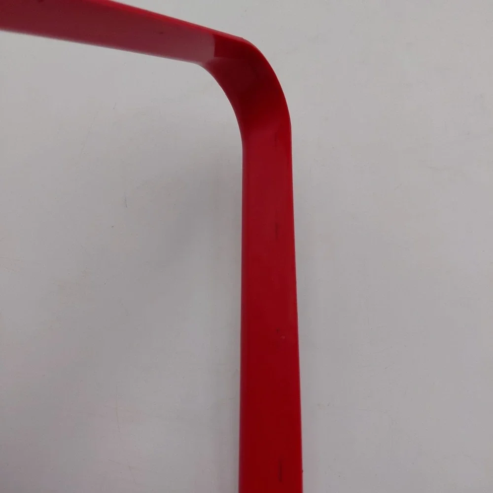 Vintage Budweiser Beer Red Pool Triangle Ball Rack Holder 2 1/4 No Cracks Good